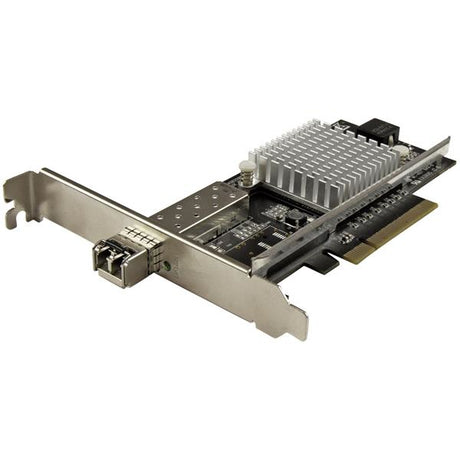 STARTECH 1-Port 10G Open SFP+ Fiber Optic Network Card - PCIe - Intel Chip - MM - PCI Express 10G NIC with Multimode Transceiver (PEX10000SRI)