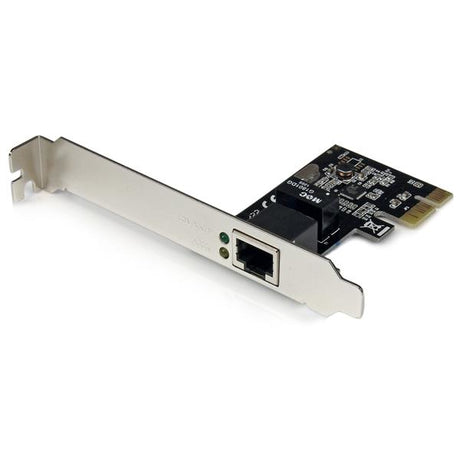 STARTECH 1 Port PCIe Gigabit Network Server Adapter NIC Card - Dual Profile - Gigabit Desktop Adapter REV E Intel 6 Chip support (ST1000SPEX2)