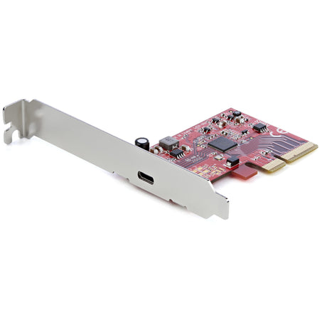 STARTECH 1-Port USB 3.2 Gen 2x2 PCIe Card - USB-C SuperSpeed 20Gbps PCI Express 3.0 x4 Host Controller Card - USB Type-C PCIe Add-On Adapter Card - Expansion Card | Windows & Linux (PEXUSB321C) (PEXUSB321C)