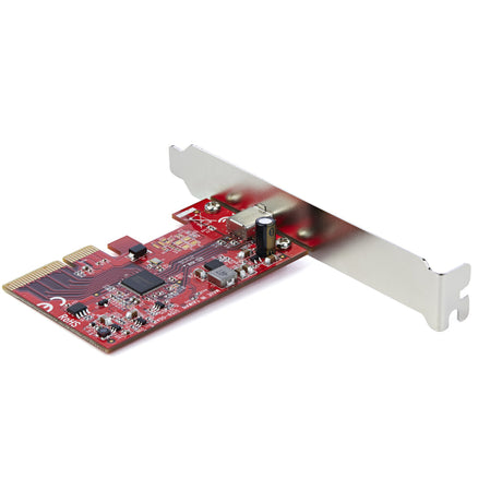 STARTECH 1-Port USB 3.2 Gen 2x2 PCIe Card - USB-C SuperSpeed 20Gbps PCI Express 3.0 x4 Host Controller Card - USB Type-C PCIe Add-On Adapter Card - Expansion Card | Windows & Linux (PEXUSB321C) (PEXUSB321C)