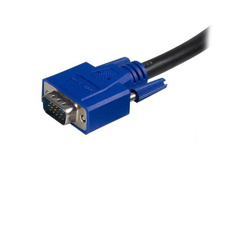 STARTECH 10 ft 2-in-1 Universal USB KVM Cable - 10ft VGA KVM Cable - 10ft USB KVM Cable - 10ft KVM Switch Cable (SVUSB2N1_10)