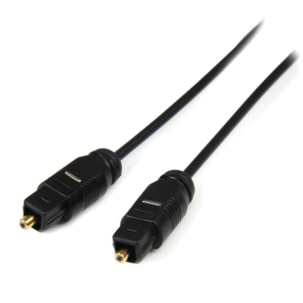 STARTECH 10 ft Toslink Digital Optical SPDIF Audio Cable (THINTOS10)