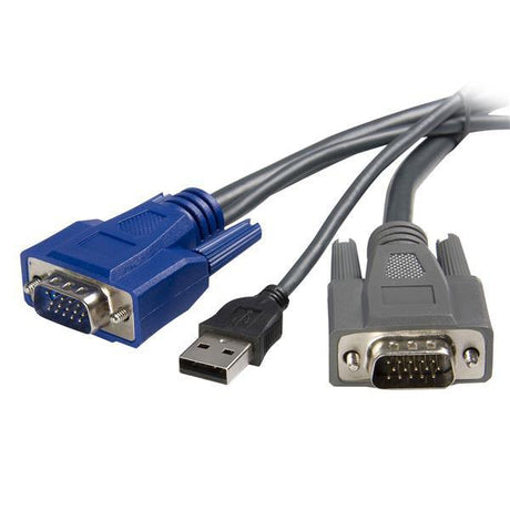 STARTECH 10 ft Ultra-Thin USB VGA 2-in-1 KVM Cable (SVUSBVGA10)