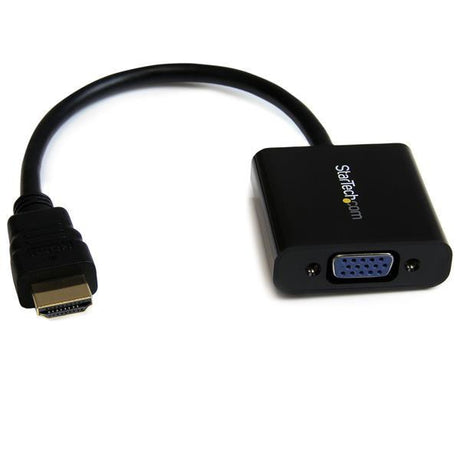 STARTECH 1080p 60Hz HDMI to VGA High Speed Display Adapter - Active HDMI to VGA (Male to Female) Video Converter for Laptop|PC|Monitor (HD2VGAE2) (HD2VGAE2)
