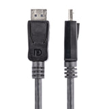 STARTECH 10ft (3m) DisplayPort 1.2 Cable - 4K x 2K Ultra HD - DP to DP Cable for Monitor - DP Video|Display Cord - Latching DP Connectors (DISPLPORT10L) (DISPLPORT10L)