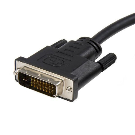 STARTECH 10ft (3m) DisplayPort to DVI Cable - DisplayPort to DVI Adapter Cable 1080p Video - DisplayPort to DVI-D Cable Single Link - DP to DVI Monitor Cable - DP 1.2 to DVI Converter (DP2DVIMM10) (DP2DVIMM10)