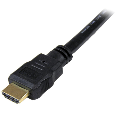 STARTECH 10ft (3m) HDMI Cable - 4K High Speed HDMI Cable with Ethernet - UHD 4K 30Hz Video - HDMI 1.4 Cable - Ultra HD HDMI Monitors | Projectors | TVs & Displays - Black HDMI Cord - M|M (HDMM10) (HDMM10)