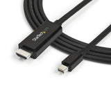 STARTECH 10ft (3m) Mini DisplayPort to HDMI Cable - 4K 30Hz Video - mDP to HDMI Adapter Cable - Mini DP or Thunderbolt 1|2 Mac|PC to HDMI Monitor|Display - mDP to HDMI Converter Cord (MDP2HDMM3MB) (MDP2HDMM3MB)