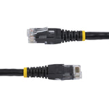 STARTECH 10ft CAT6 Ethernet Cable - Black CAT 6 Gigabit Ethernet Wire -650MHz 100W PoE RJ45 UTP Molded Network|Patch Cord w|Strain Relief|Fluke Tested|Wiring is UL Certified|TIA (C6PATCH10BK) (C6PATCH10BK)