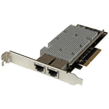 STARTECH 10g Network Card - 2 port - 10GBase-T - Dual 100|1000|10g RJ45 Ports - Intel X540 chipset - PCIe Ethernet Card - Intel NIC Card (ST20000SPEXI)