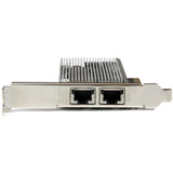 STARTECH 10g Network Card - 2 port - 10GBase-T - Dual 100|1000|10g RJ45 Ports - Intel X540 chipset - PCIe Ethernet Card - Intel NIC Card (ST20000SPEXI)