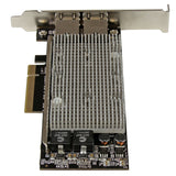 STARTECH 10g Network Card - 2 port - 10GBase-T - Dual 100|1000|10g RJ45 Ports - Intel X540 chipset - PCIe Ethernet Card - Intel NIC Card (ST20000SPEXI)