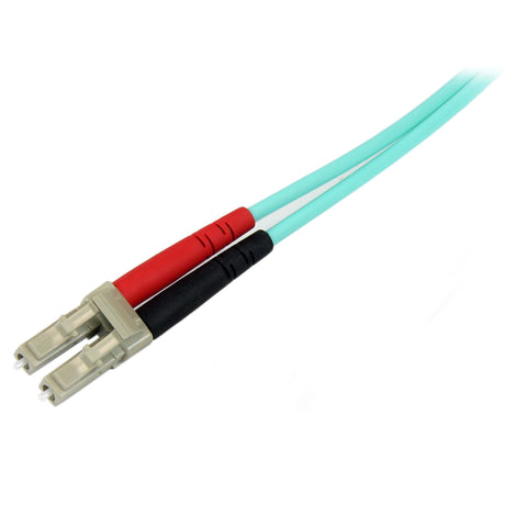 STARTECH 10m (30ft) LC|UPC to LC|UPC OM3 Multimode Fiber Optic Cable | Full Duplex 50|125µm Zipcord Fiber | 100G Networks | LOMMF|VCSEL | <0.3dB Low Insertion Loss | LSZH Fiber Patch Cord (A50FBLCLC10) (A50FBLCLC10)