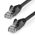 STARTECH 10m CAT6 Ethernet Cable - LSZH (Low Smoke Zero Halogen) - 10 Gigabit 650MHz 100W PoE RJ45 UTP Network Patch Cord Snagless with Strain Relief - Black | CAT 6 | ETL Verified (N6LPATCH10MBK) (N6LPATCH10MBK)