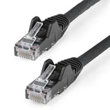STARTECH 10m CAT6 Ethernet Cable - LSZH (Low Smoke Zero Halogen) - 10 Gigabit 650MHz 100W PoE RJ45 UTP Network Patch Cord Snagless with Strain Relief - Black | CAT 6 | ETL Verified (N6LPATCH10MBK) (N6LPATCH10MBK)