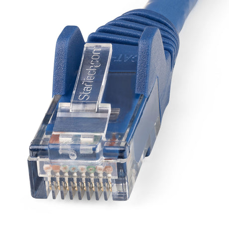 STARTECH 10m CAT6 Ethernet Cable - LSZH (Low Smoke Zero Halogen) - 10 Gigabit 650MHz 100W PoE RJ45 UTP Network Patch Cord Snagless with Strain Relief - Blue | CAT 6 | ETL Verified (N6LPATCH10MBL) (N6LPATCH10MBL)
