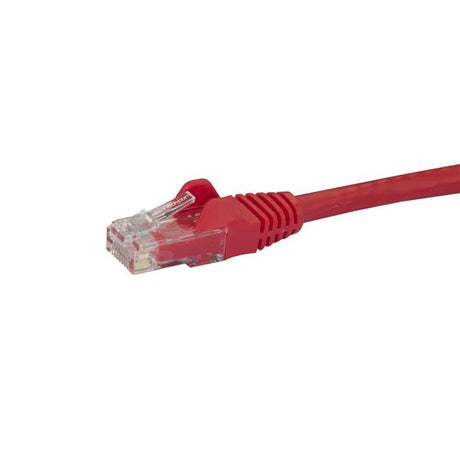 STARTECH 10m CAT6 Ethernet Cable - Red CAT 6 Gigabit Ethernet Wire -650MHz 100W PoE RJ45 UTP Network|Patch Cord Snagless w|Strain Relief Fluke Tested|Wiring is UL Certified|TIA (N6PATC10MRD) (N6PATC10MRD)