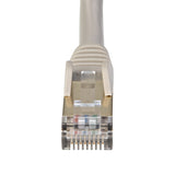 STARTECH 10m CAT6a Ethernet Cable - 10 Gigabit Shielded Snagless RJ45 100W PoE Patch Cord - 10GbE STP Network Cable w|Strain Relief - Grey Fluke Tested|Wiring is UL Certified|TIA (6ASPAT10MGR) (6ASPAT10MGR)