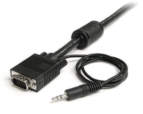 STARTECH 10m Coax High Resolution Monitor VGA Video Cable with Audio HD15 M|M (MXTHQMM10MA)