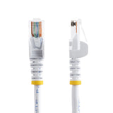 STARTECH 10m White Cat5e Patch Cable with Snagless RJ45 Connectors - Long Ethernet Cable - 10 m Cat 5e UTP Cable (45PAT10MWH)
