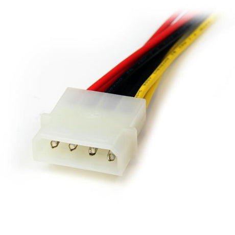 STARTECH 12in LP4 to 2x SATA Power Y Cable Adapter - Molex to to Dual SATA Power Adapter Splitter (PYO2LP4SATA)