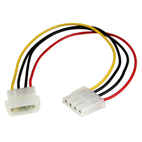 STARTECH 12in Molex LP4 Power Extension Cable M|F - 4 pin Molex Power Connector - 4 pin Power Extension Cable - LP4 Power Cable (LP4POWEXT12)