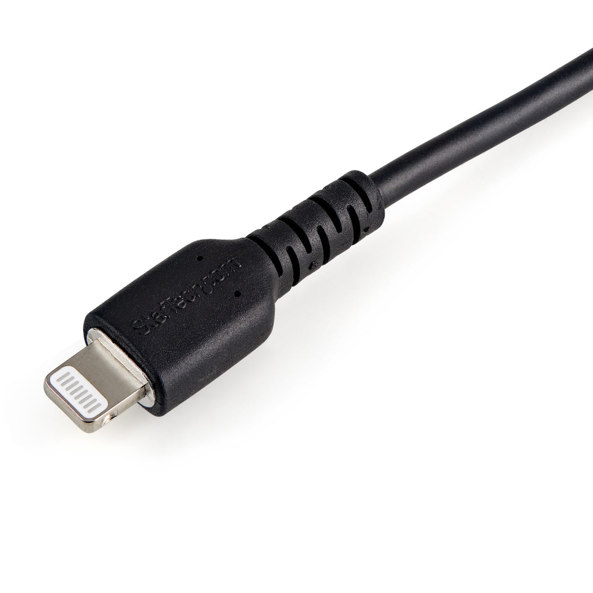 STARTECH 12inch (30cm) Durable Black USB-A to Lightning Cable - Heavy Duty Rugged Aramid Fiber USB Type A to Lightning Charger|Sync Power Cord - Apple MFi Certified iPad|iPhone 12 (RUSBLTMM30CMB) (RUSBLTMM30CMB)