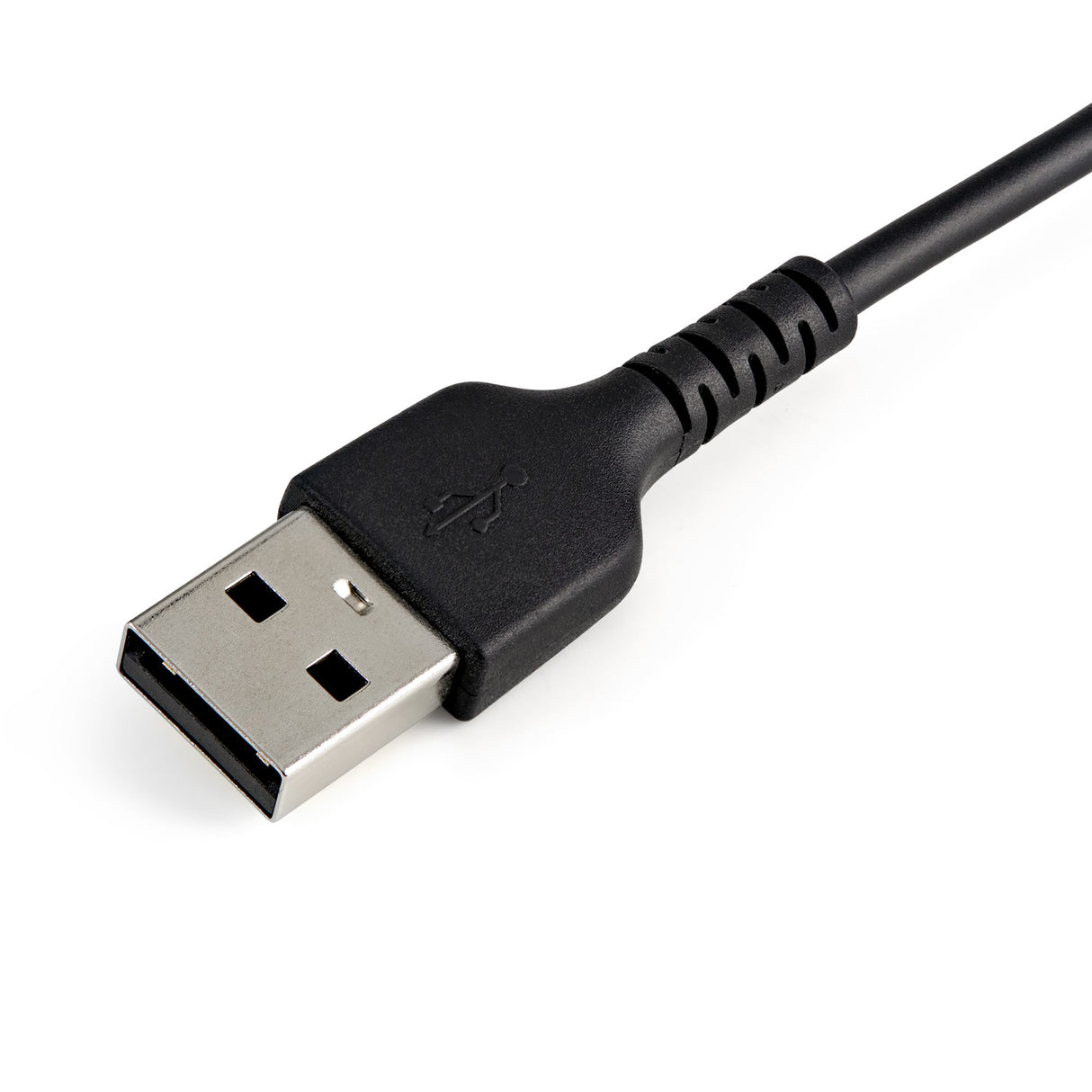 STARTECH 12inch (30cm) Durable Black USB-A to Lightning Cable - Heavy Duty Rugged Aramid Fiber USB Type A to Lightning Charger|Sync Power Cord - Apple MFi Certified iPad|iPhone 12 (RUSBLTMM30CMB) (RUSBLTMM30CMB)