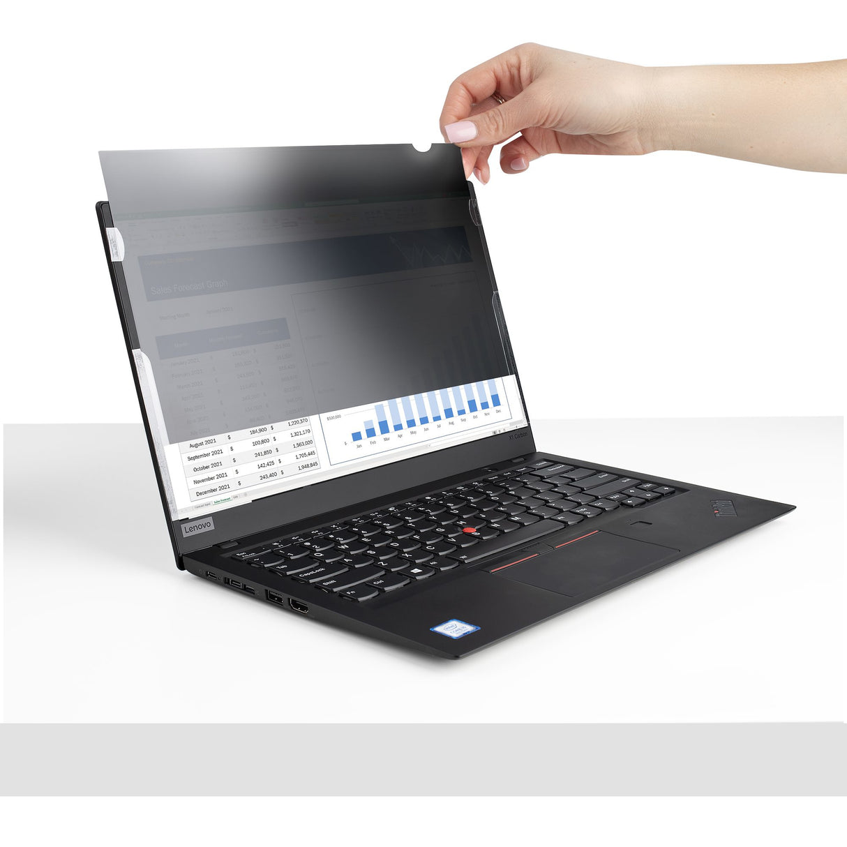 STARTECH 14in Laptop Privacy Screen - Anti-Glare Privacy Filter for Widescreen (16:9) Displays - Laptop Monitor Screen Protector w| 51% Blue Light Reduction - Matte|Glossy (14L-PRIVACY-SCREEN) (14L-PRIVACY-SCREEN)