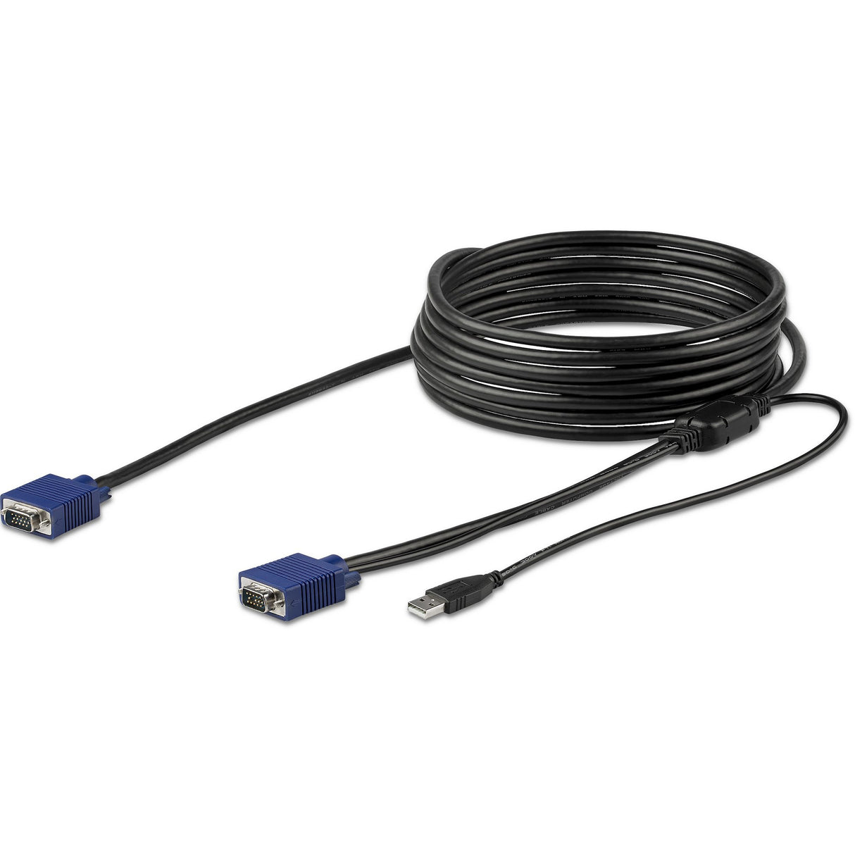 STARTECH 15 ft. (4.6 m) USB KVM Cable for Rackmount Consoles - VGA and USB KVM Console Cable (RKCONSUV15) (RKCONSUV15)