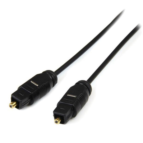 STARTECH 15 ft Thin Toslink Digital Optical SPDIF Audio Cable - 15ft | 15 Feet Optical Audio Cable (THINTOS15)