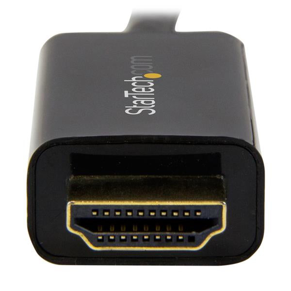 STARTECH 15ft (5m) Mini DisplayPort to HDMI Cable - 4K 30Hz Video - mDP to HDMI Adapter Cable - Mini DP or Thunderbolt 1|2 Mac|PC to HDMI Monitor|Display - mDP to HDMI Converter Cord (MDP2HDMM5MB) (MDP2HDMM5MB)
