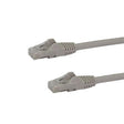 STARTECH 15m CAT6 Ethernet Cable - Grey CAT 6 Gigabit Ethernet Wire -650MHz 100W PoE RJ45 UTP Network|Patch Cord Snagless w|Strain Relief Fluke Tested|Wiring is UL Certified|TIA (N6PATC15MGR) (N6PATC15MGR)
