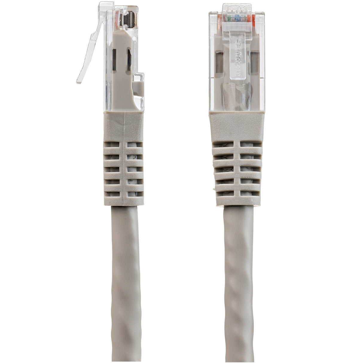STARTECH 15m Cat6 Patch Cable with Molded RJ45 Connectors - Gray - Cat6 Ethernet Patch Cable - 15 m UTP Cat 6 Patch Cord (C6PAT15MGR) (C6PAT15MGR)