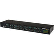 STARTECH 16-Port USB to RS232 Hub - DB9 - Rack Mount FTDI USB to Serial Adapter - USB Serial Adapter - USB to Serial RS232 Adapter (ICUSB23216FD)