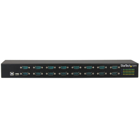 STARTECH 16-Port USB to RS232 Hub - DB9 - Rack Mount FTDI USB to Serial Adapter - USB Serial Adapter - USB to Serial RS232 Adapter (ICUSB23216FD)