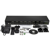 STARTECH 16-Port USB to RS232 Hub - DB9 - Rack Mount FTDI USB to Serial Adapter - USB Serial Adapter - USB to Serial RS232 Adapter (ICUSB23216FD)