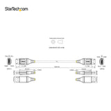 STARTECH 16ft (5m) VESA Certified DisplayPort 1.4 Cable - 8K 60Hz HDR10 - Ultra HD 4K 120Hz Video - DP 1.4 Cable | Cord - For Monitors|Displays - DisplayPort to DisplayPort Cable - M|M (DP14VMM5M) (DP14VMM5M)