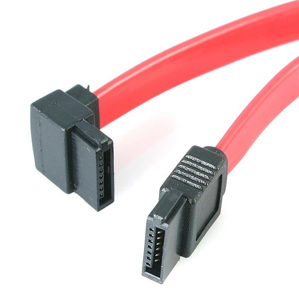 STARTECH 18in SATA to Left Angle SATA Serial ATA Cable - F|F (SATA18LA1)