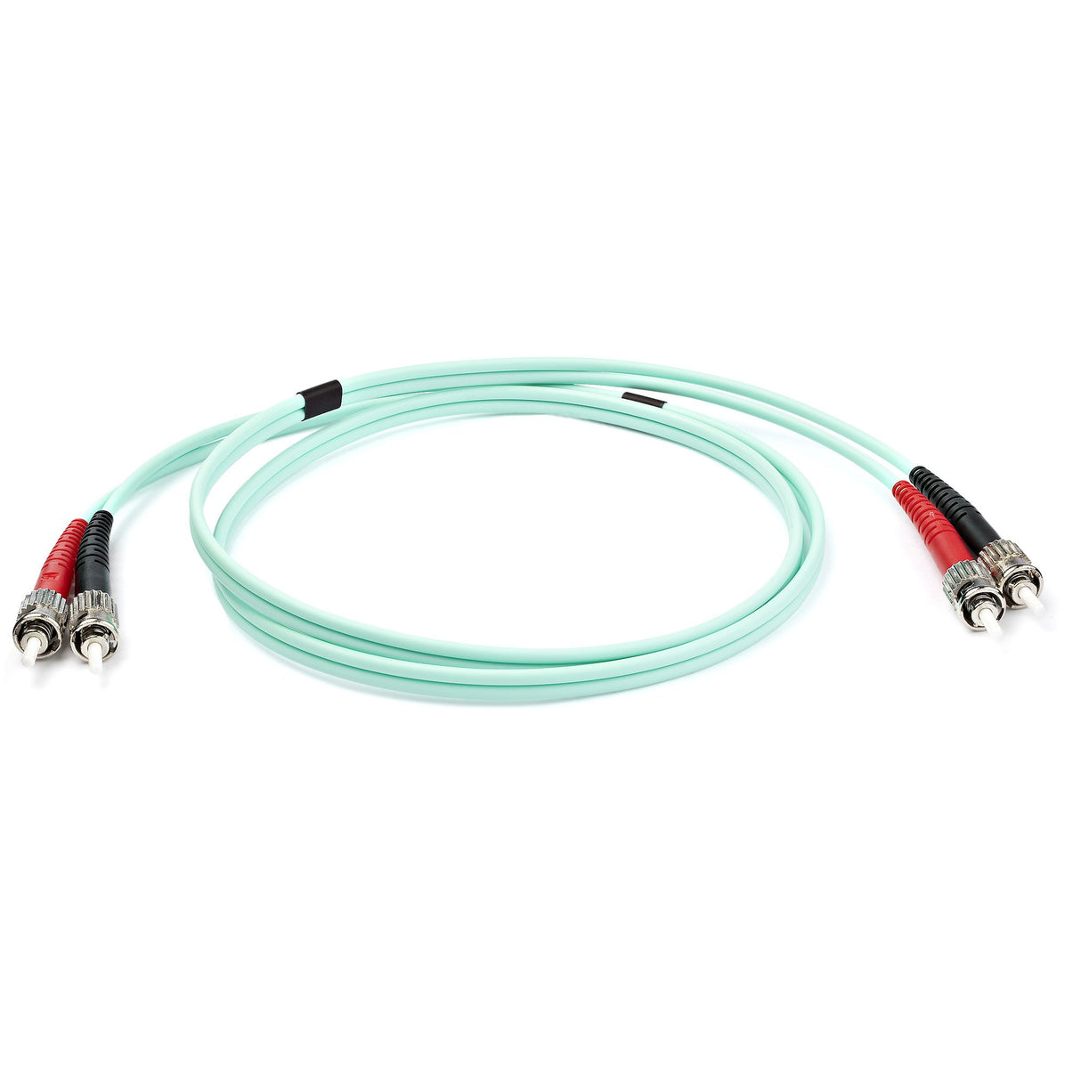STARTECH 1m (3ft) ST|UPC to ST|UPC OM3 Multimode Fiber Optic Cable | Full Duplex 50|125µm Zipcord Fiber | 100G Networks | LOMMF|VCSEL | <0.3dB Low Insertion Loss | LSZH Fiber Patch Cord (A50FBSTST1) (A50FBSTST1)