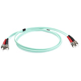 STARTECH 1m (3ft) ST|UPC to ST|UPC OM3 Multimode Fiber Optic Cable | Full Duplex 50|125µm Zipcord Fiber | 100G Networks | LOMMF|VCSEL | <0.3dB Low Insertion Loss | LSZH Fiber Patch Cord (A50FBSTST1) (A50FBSTST1)