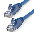 STARTECH 1m CAT6 Ethernet Cable - LSZH (Low Smoke Zero Halogen) - 10 Gigabit 650MHz 100W PoE RJ45 UTP Network Patch Cord Snagless with Strain Relief - Blue | CAT 6 | ETL Verified (N6LPATCH1MBL) (N6LPATCH1MBL)