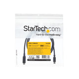 STARTECH 1m | 3.3ft USB-C to Mini DisplayPort Cable - 4K 60Hz - Black - USB 3.1 Type C to mDP Adapter (CDP2MDPMM1MB) (CDP2MDPMM1MB)