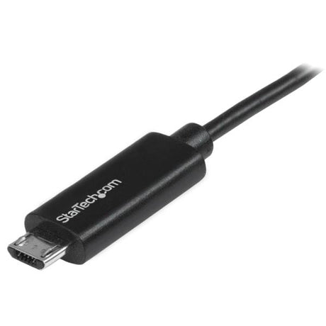 STARTECH 1m | 3ft USB to Micro USB Cable with LED Charging Light - M|M USB to Micro USB Charging Cable - USB Charger Cable (USBAUBL1M) (USBAUBL1M)