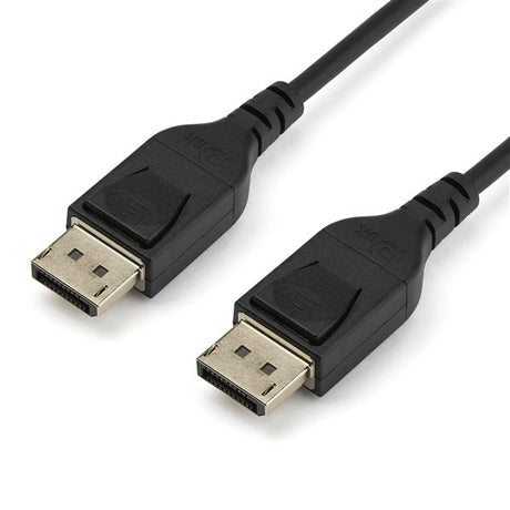 STARTECH 1m VESA Certified DisplayPort 1.4 Cable - 8K 60Hz HBR3 HDR - 3ft Super UHD DisplayPort to DisplayPort Monitor Cord - Ultra HD 4K 120Hz DP 1.4 Slim Video Cable M|M DP Connector (DP14MM1M) (DP14MM1M)
