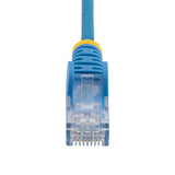 STARTECH 2.5 m CAT6 Cable - Slim - Snagless RJ45 Connectors - Blue (N6PAT250CMBLS)