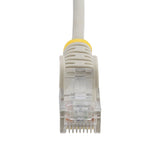 STARTECH 2.5 m CAT6 Cable - Slim - Snagless RJ45 Connectors - Grey (N6PAT250CMGRS)