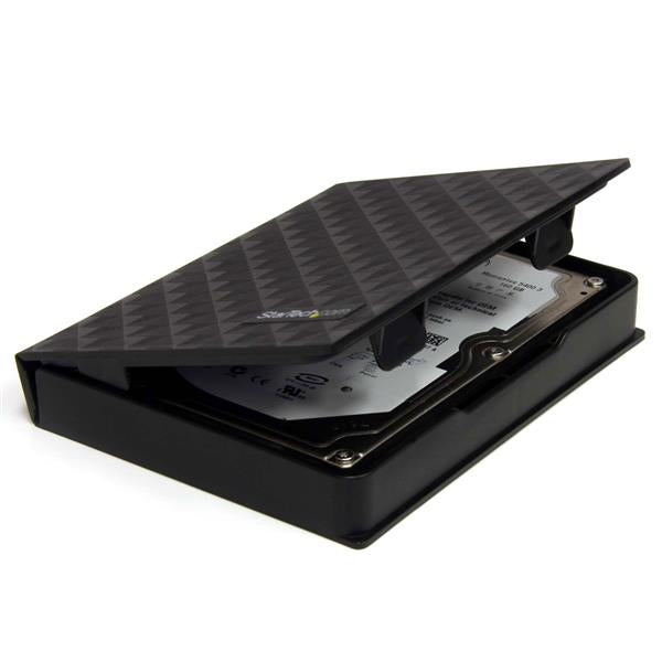 STARTECH 2.5in Anti-Static Hard Drive Protector Case - Black (3pk) - 2.5 HDD protector black - 2.5 HDD protector (HDDCASE25BK)