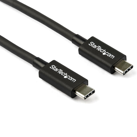 STARTECH 2.6ft (80cm) Passive Thunderbolt 3 Cable | 40Gbps | 100W PD | 4K|5K Video | Thunderbolt Cable | Compatible with USB4|DP Alt Mode | Thunderbolt 4 | USB 3.2|Type-C (TBLT34MM80CM) (TBLT34MM80CM)