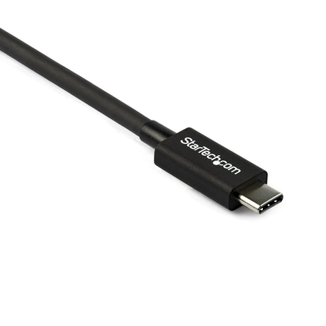 STARTECH 2.6ft (80cm) Passive Thunderbolt 3 Cable | 40Gbps | 100W PD | 4K|5K Video | Thunderbolt Cable | Compatible with USB4|DP Alt Mode | Thunderbolt 4 | USB 3.2|Type-C (TBLT34MM80CM) (TBLT34MM80CM)